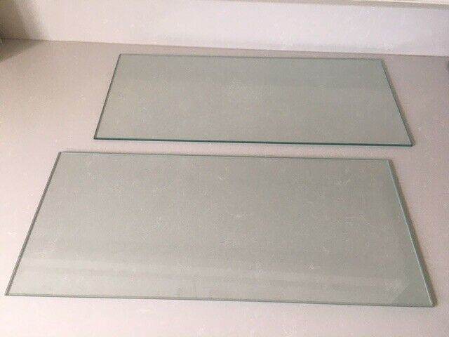 Glass shelves
