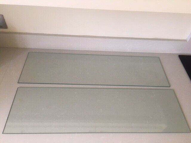 Glass shelves