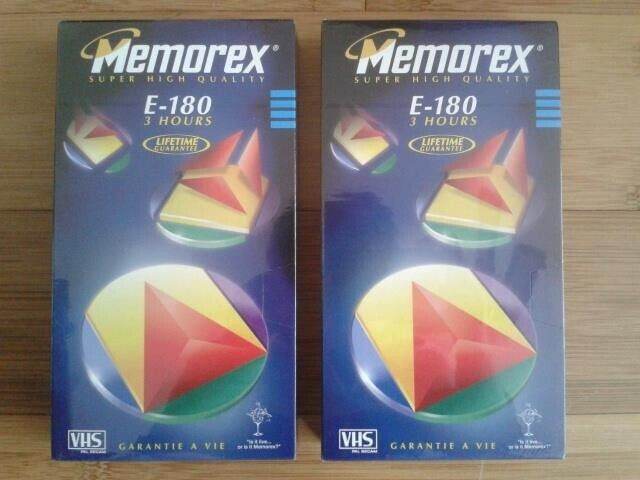 MEMOREX LIFETIME GUARANTEE VHS (BRAND NEW & SEALED)