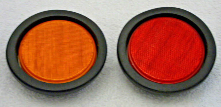 5 INCH 12 LED MARKER LIGHT 24v RED or AMBER SIDE LAMP INDICATOR DRL CUSTOM TRUCK