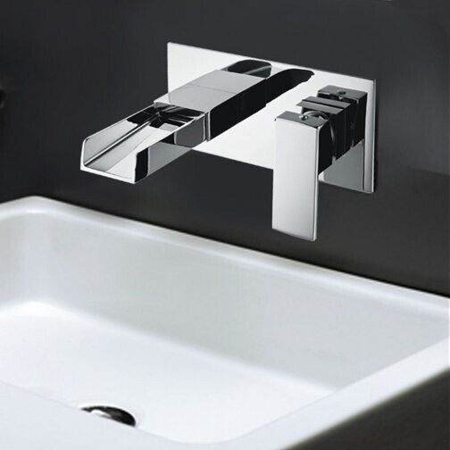 Basin Mixer Tap - wall mounted Waterfall tap - BRAND NEW