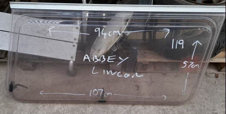 Abbey Lincoln Nearside caravan window 