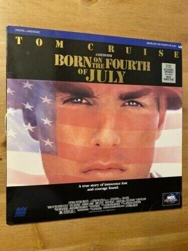 Tom Cruise BORN ON THE FOURTH OF JULY Laser Disc. 2 Disc Set £10