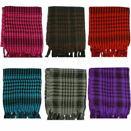 Shemagh Scarf Mens Womens Neck Mask warm Winter Muffler Tie Fashion 