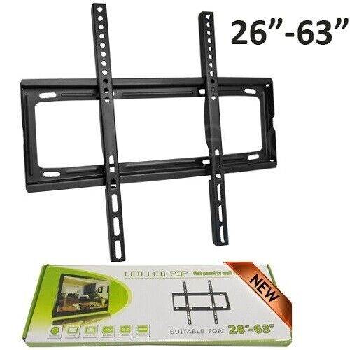 New Tv Wall Mount Tv Bracket For Lcd Led Plasma 26-63 Inches Slim Flat