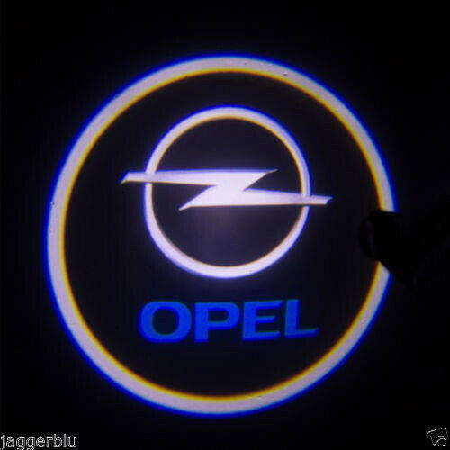 2 x OPEL LED 3D GHOST LASER DOOR LOGOS TOP QUALITY