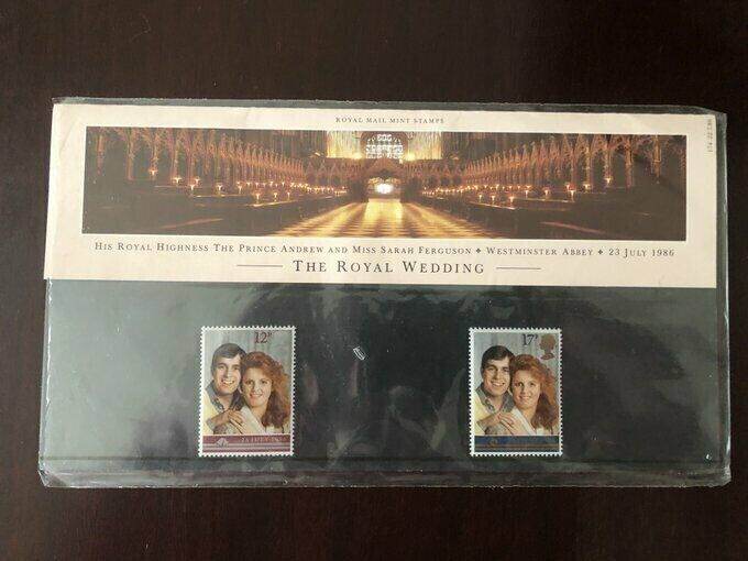The Royal Wedding - Prince Andrew & Sarah Ferguson (1986) - Stamps