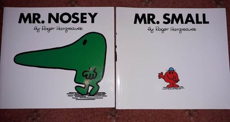 2 Mr men book's