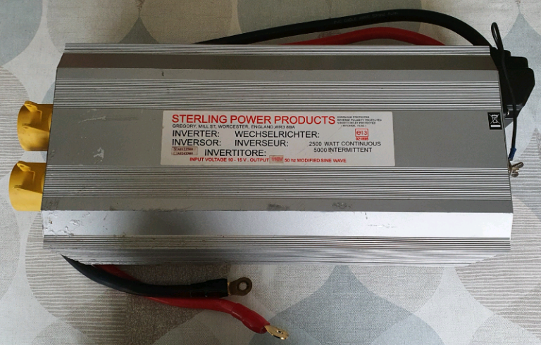 STERLING INVERTER 12V 2500 WATT 110V MODIFIED SINE & CONTROL PANEL *PRICE REDUCED*