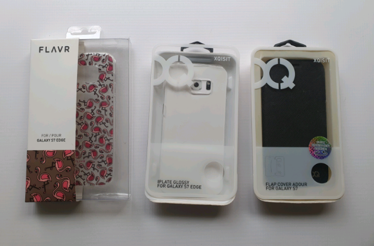 Samsung S7 Edge case covers -3 different designs