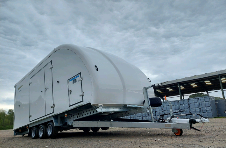 WOODFORD COVERED CAR TRAILER ENCLOSED TRANSPORTER CLASSIC SPORTS VINTA