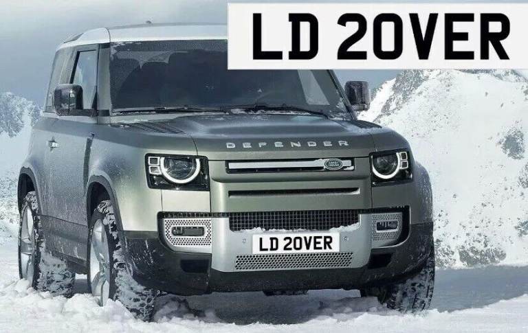Land/Range Rover Discovery Defender Cherished Private Registration