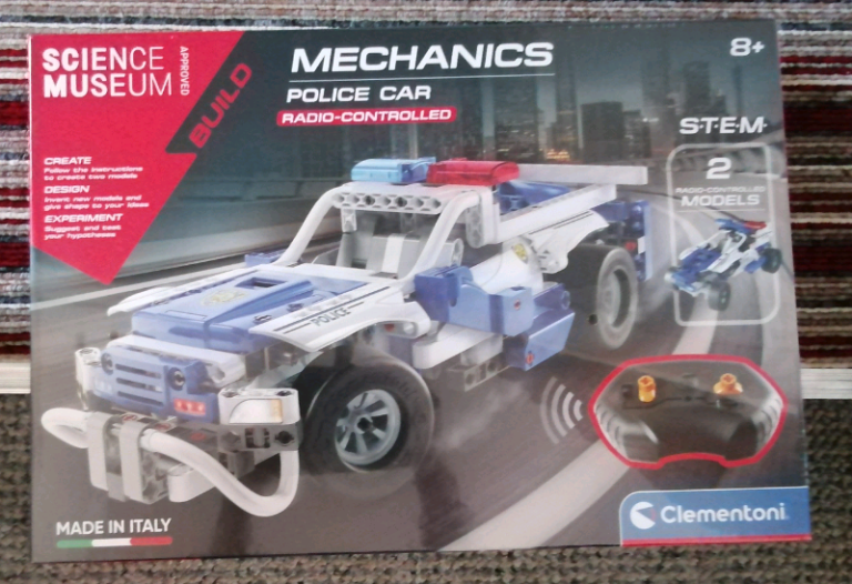 NEW Clementoni Science Museum Mechanics Police car 