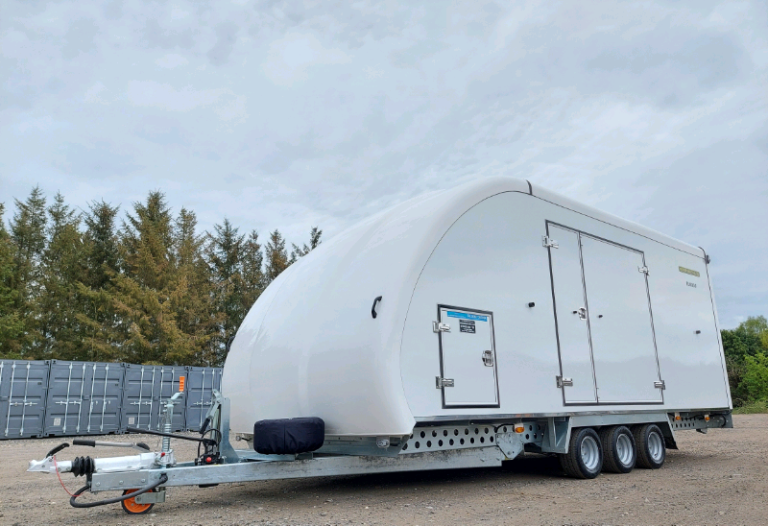 WOODFORD COVERED CAR TRAILER ENCLOSED TRANSPORTER CLASSIC SPORTS VINTA