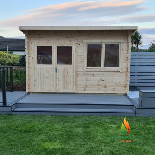 Timber cabin "Lillian" 5×5m TP - finance available