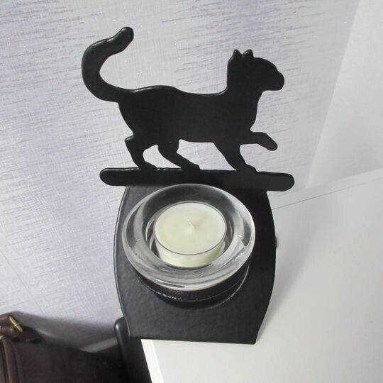 Cat Tea Light Candle Holder BRAND NEW