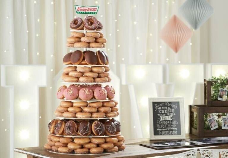 krispy kreme doughnut Cake Stand for wedding/events/birthdays/sweet - 