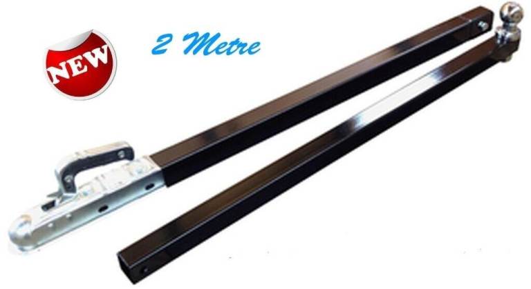 BOAT TRAILER LAUNCHING POLE / RETRIEVAL BAR (2 Metre Extension Reach Arm) TONGUE