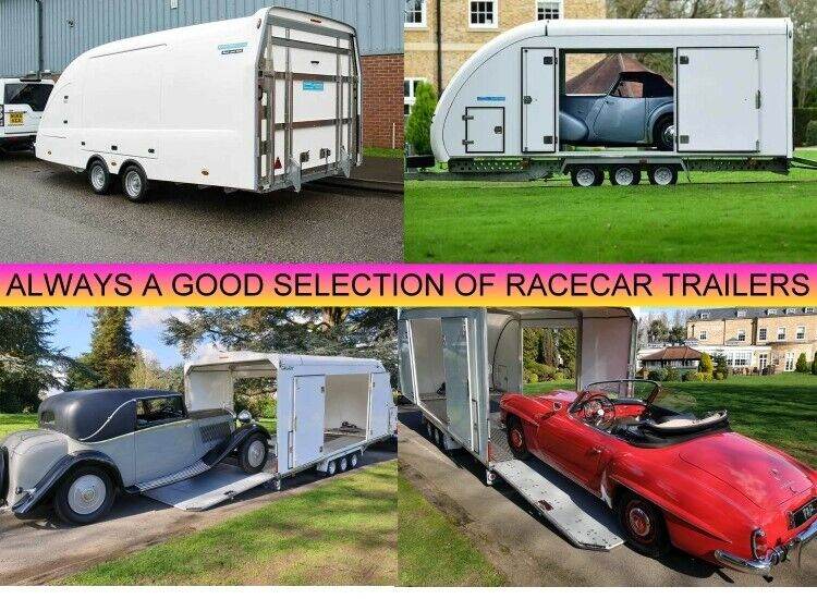 WOODFORD COVERED CAR TRAILER ENCLOSED TRANSPORTER CLASSIC SPORTS VINTA