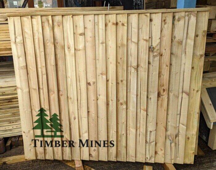 Closedboard Fence Panels. 6ft x 2ft, 3ft, 4ft, 5ft and 6ft. From £25. 