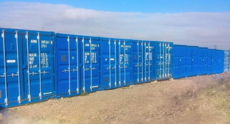 20ft Storage Container To Rent in Longfield. Gated Site with Secure & Dry Facilities
