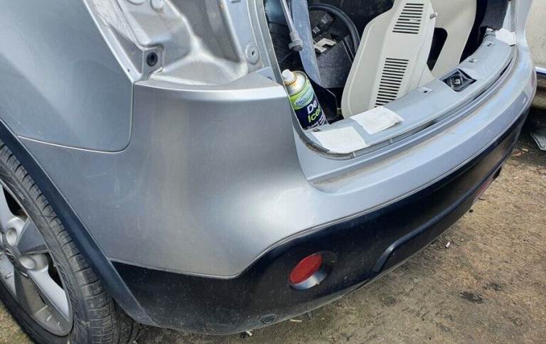 Nissan Qashqai Rear Bumper Silver 2008