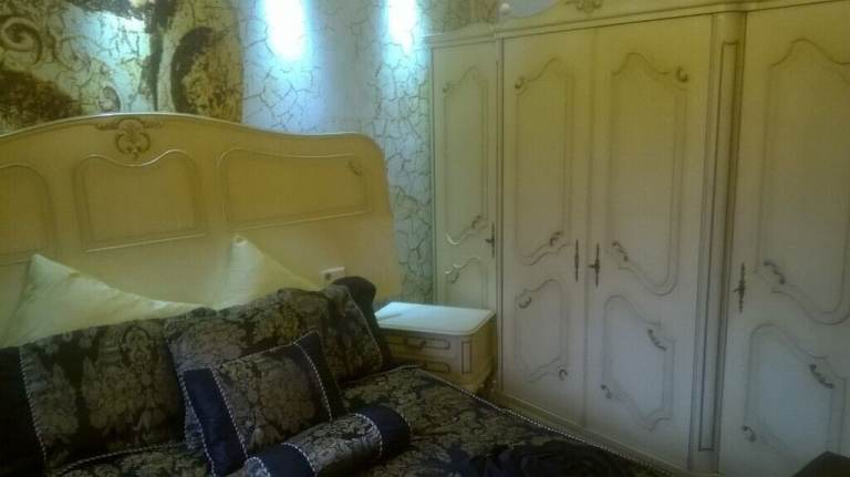  2 Vintage 4  door Shabby Chic French carved Louis style armoire,wardrobe and bedroom set