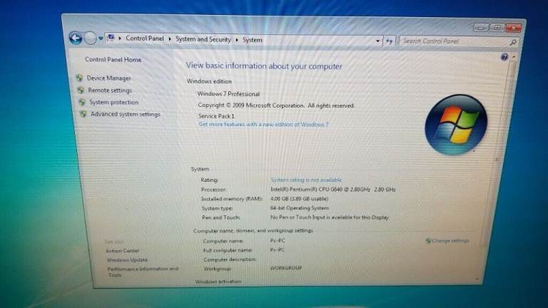 HP MT 3500 Windows 7 ( Need Away ASAP )