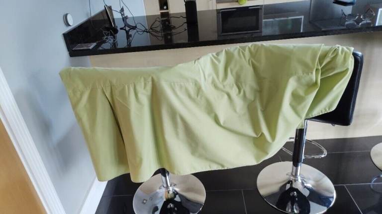 Bellidorm green king size box valance for bed 