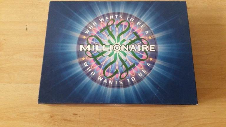 Who wants to be a Millionaire Board game complete 2 to 5 players or teams 
