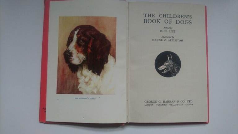 Scarce Vintage 1957 Hardback The Children’s Book Of Dogs By F. H. Lee Illustrated By H. C. Appleton