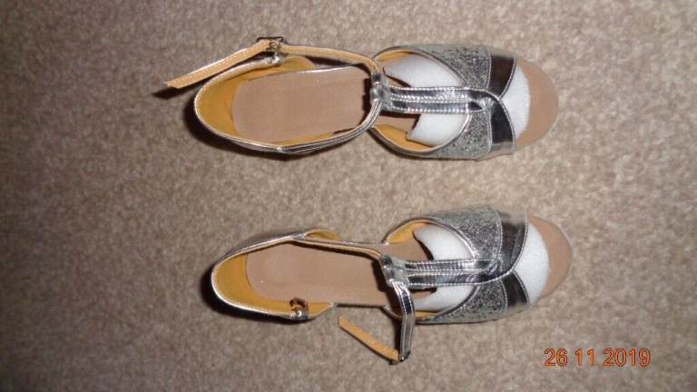Silver Dance Shoes