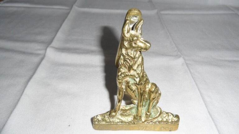 Brass Alsation Dog Door Knocker