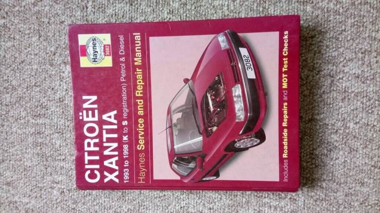 **FREE** Genuine Citroën Xantia Haynes Manual 