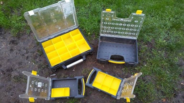 stanley fatmax screw tool storage organiser  14 compartment zag