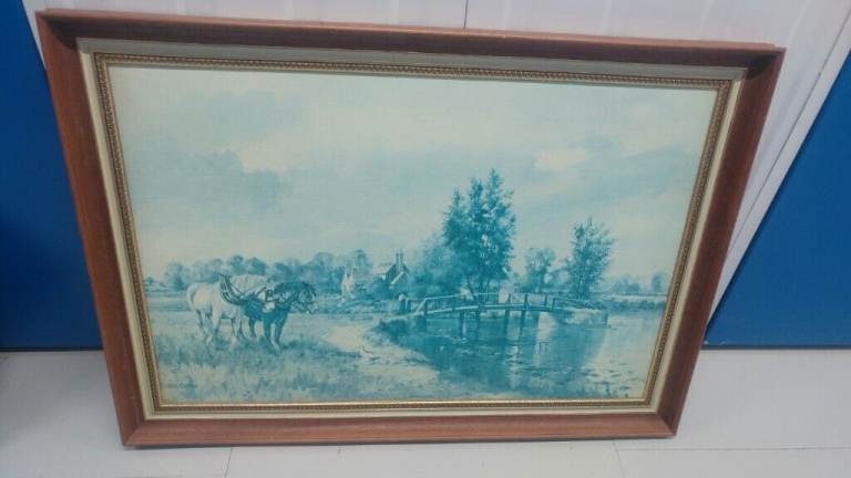 Antique vintage painting pictures art decorative house home retro flat bungalow furniture