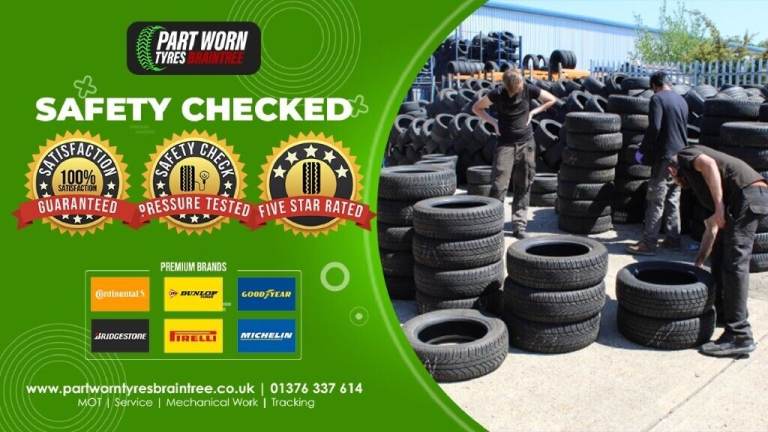 225/40/18 Bridgestone Tyres, Quality Part Worn, Pairs 245/35,50/55/30/205/215/20,45,19,17,16 Used