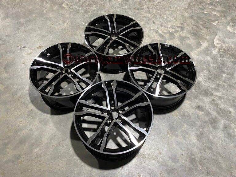 19" Inch SQ8 Audi style Alloy wheels A3 A4 A6 Golf Caddy Van Seat Leon Skoda 5x112