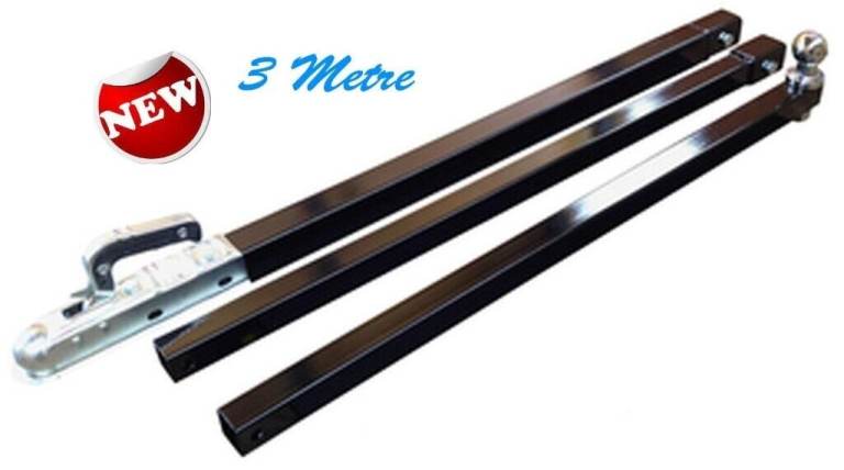 BOAT TRAILER LAUNCHING POLE / RETRIEVAL BAR (3 Metre Extension Reach Arm) TONGUE