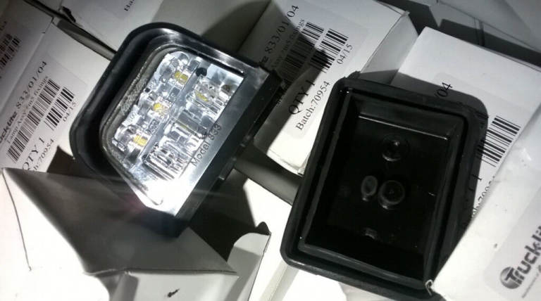 12v 24v number plate led Lamps boat caravan horse box plant van car bike luton trailer free post