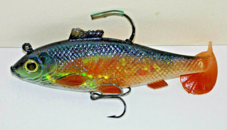 6 Inch 15cm STORM WEL ROACH LURE 75g REAL LOOKING AND FEELING FISH SOFT BODY BAIT.^ 