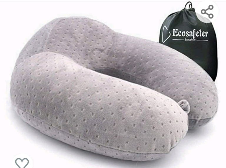 image for Brand new. Ecosafeter Portable memory foam Travel Pillow.
