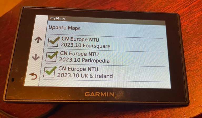 GPS free maps updates 