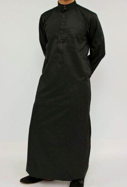 Thobe Robe Dress Shirt Long Mens Dishdasha Costume Mens Boys Eid New Islam Muslim Arab 