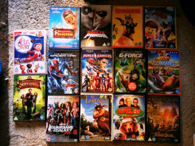 Selection of Dvds for 50p