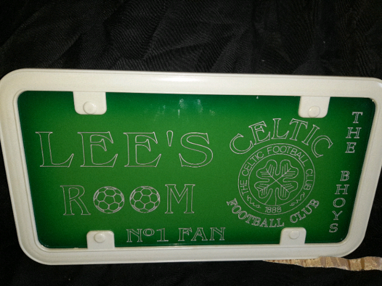 Lee Celtic room sign