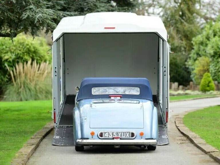 WOODFORD COVERED CAR TRAILER ENCLOSED TRANSPORTER CLASSIC SPORTS VINTA