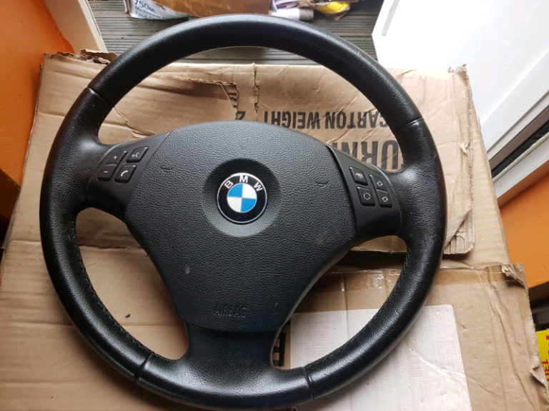 BMW 3 SERIES - E90/ E91 - STEERING WHEEL & AIRBAG -  