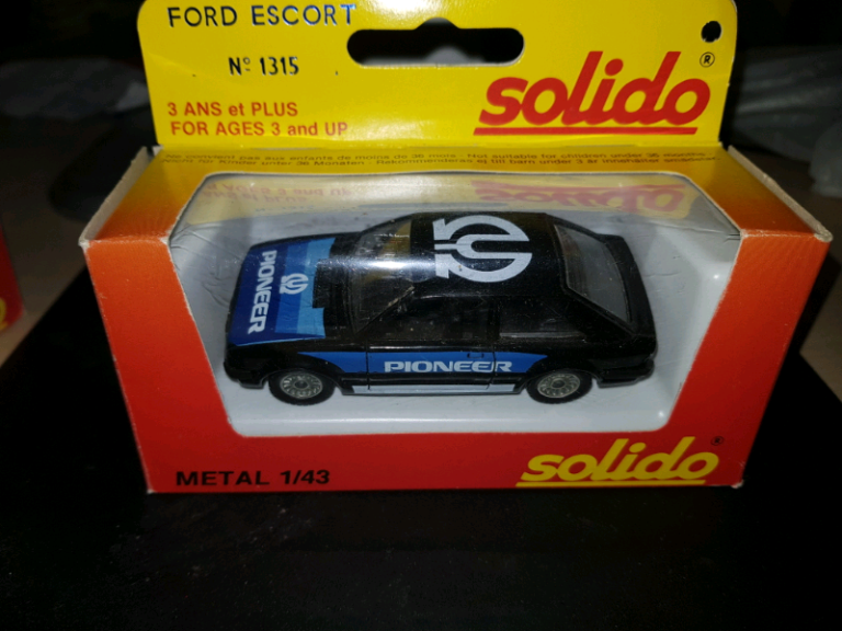 Soldio diecast escort rs turbo models 1/43 scale see description below £30 each
