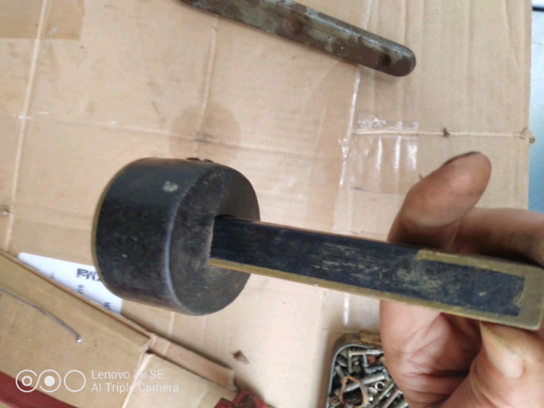 Antique woodworking tool mortis gauge .